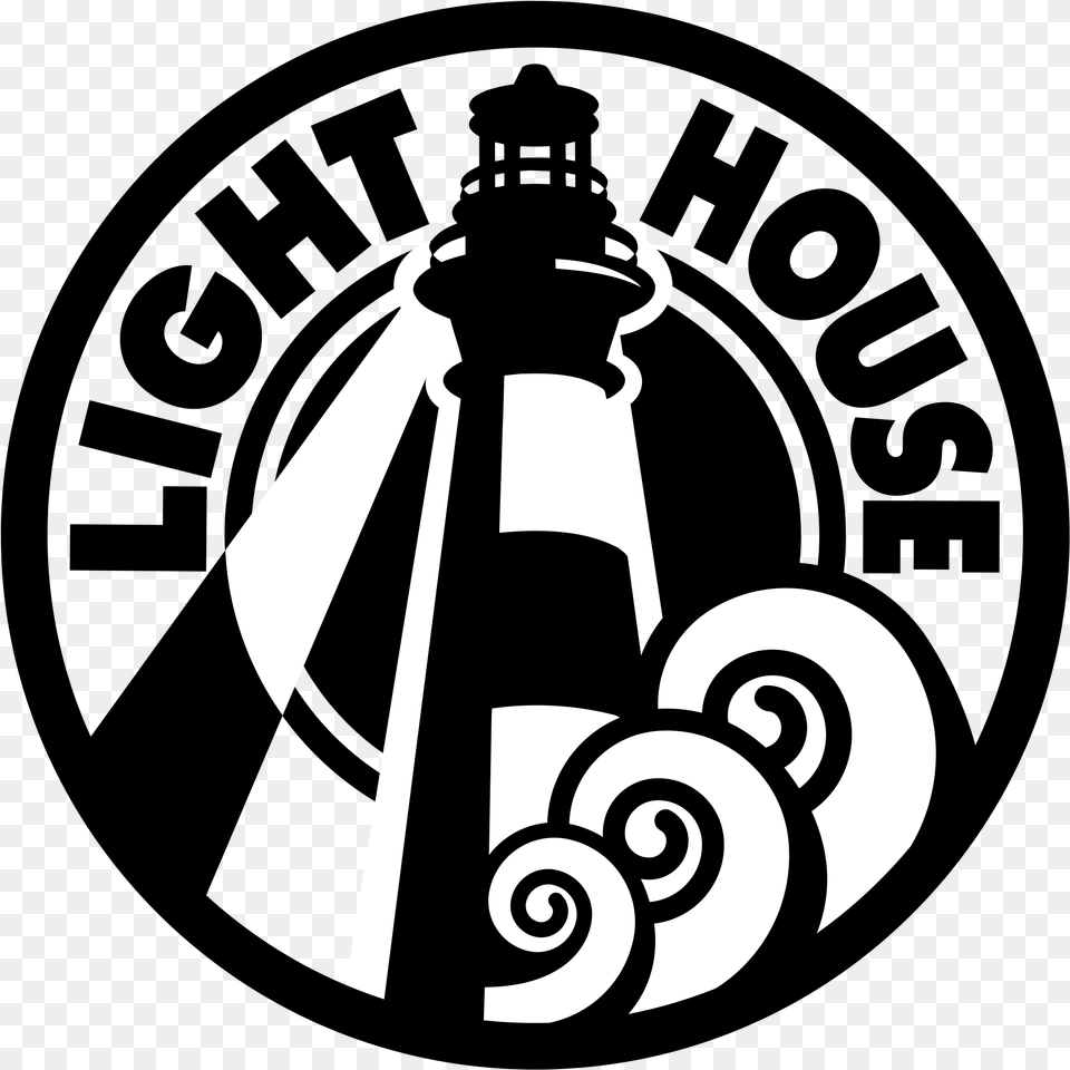 Light House Logo U0026 Svg Vector Freebie Supply Logo Cuarentena Blanco Y Negro, Stencil Free Transparent Png