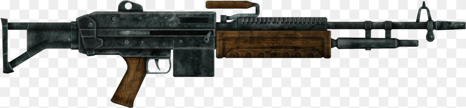Light Machine Gun Fallout New Vegas Light Machine Gun, Firearm, Machine Gun, Rifle, Weapon Free Png