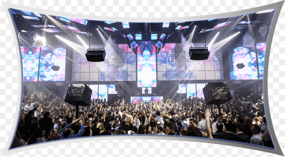 Light Nightclub Main Room Audience, Concert, Crowd, Person, Urban Free Transparent Png