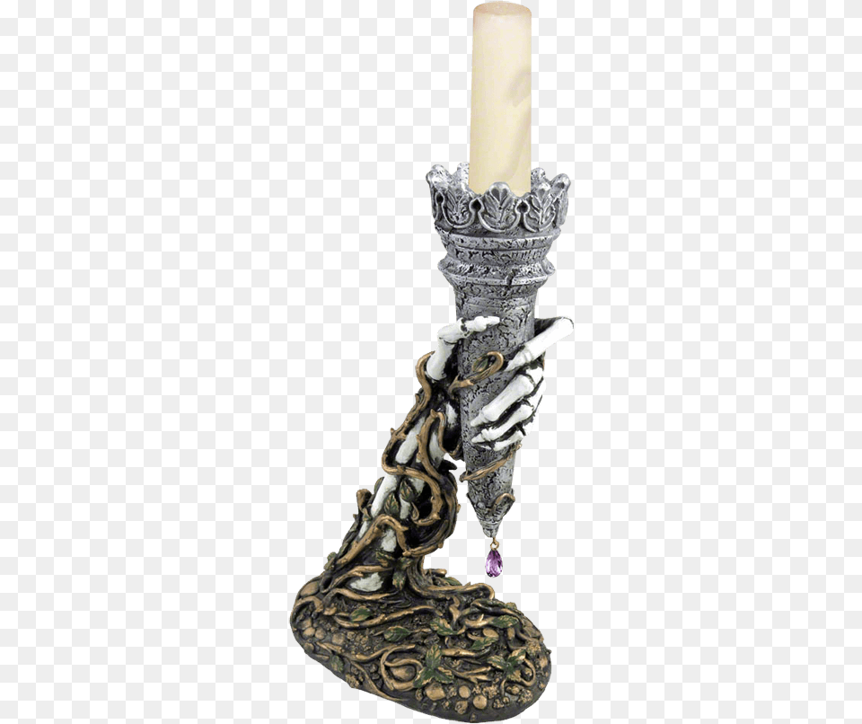Light Of Asrael Candle Holder Candlestick, Bronze Png