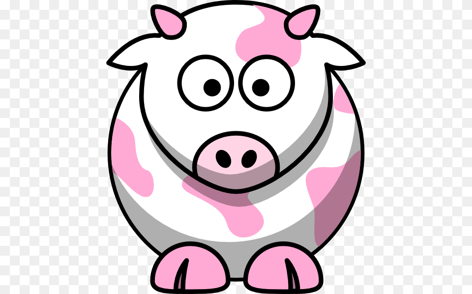 Light Pink Cow Clip Art, Animal, Mammal, Pig, Fish Png Image