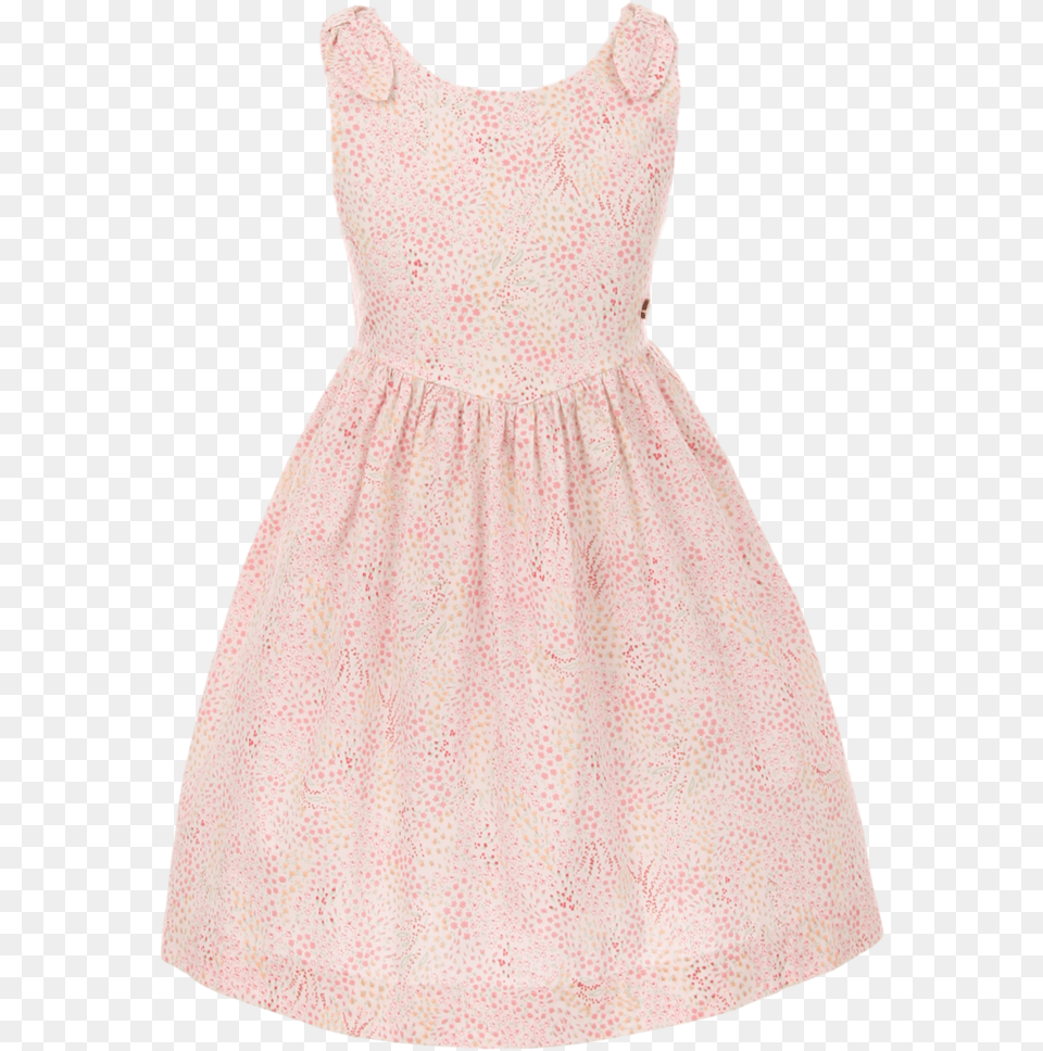 Light Pink Floral Print Girls Casual Dress Spring Amp, Clothing, Formal Wear, Fashion, Gown Png Image