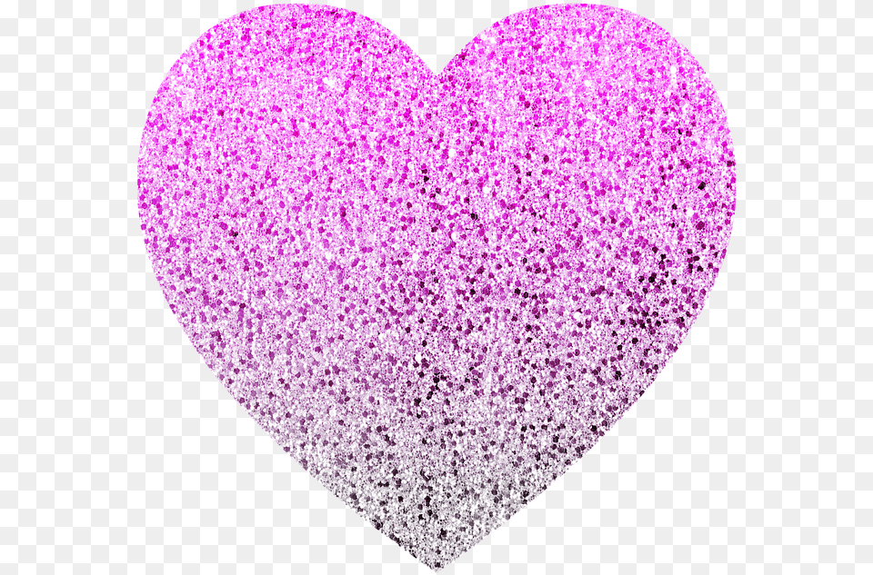 Light Pink Heart 6 Image Pink Glitter Heart Png
