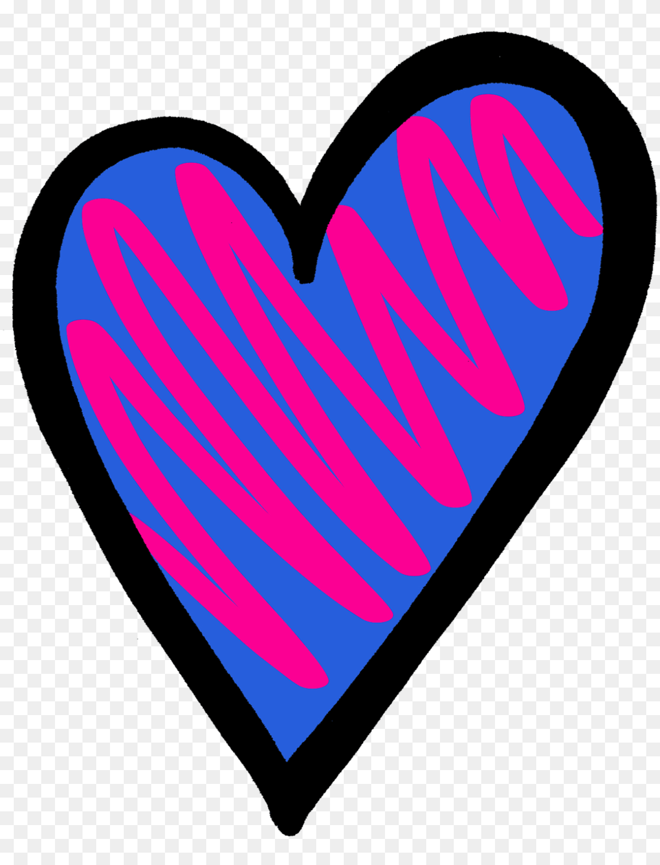 Light Pink Heart Corazon Azul Dibujo Free Transparent Png