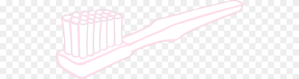 Light Pink Toothbrush Clip Art, Brush, Device, Tool, Smoke Pipe Free Png Download