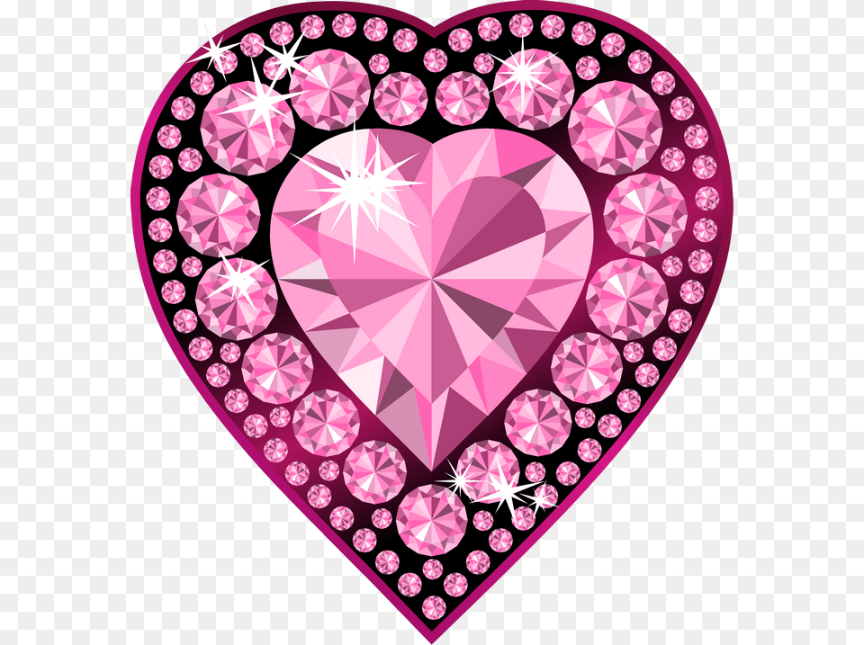 Light Pink Wallpaper Diamond, Accessories, Heart, Jewelry Free Png