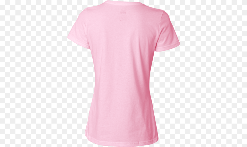 Light Pink Womens T Shirt Back Full Size Light Pink Pink T Shirt, Clothing, T-shirt, Blouse Free Png