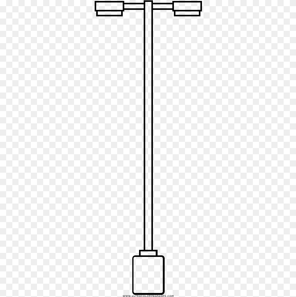 Light Pole Coloring, Gray Free Transparent Png