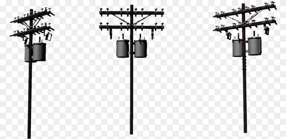 Light Post Power Lines, Utility Pole, Lighting Png Image