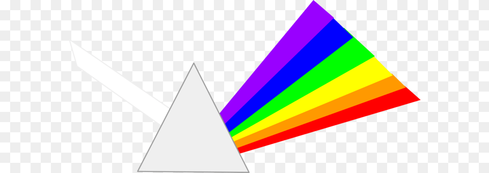 Light Prism Refraction Dispersion Reflection Dispersion Of Light, Lighting, Triangle, Art, Graphics Free Transparent Png