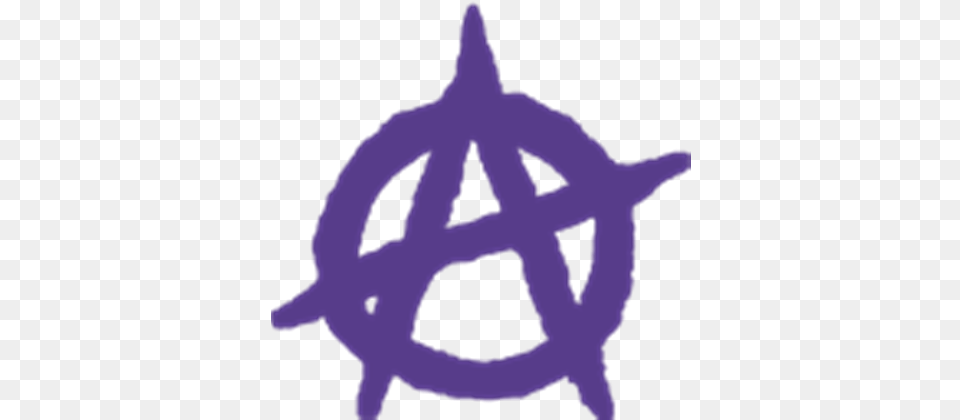 Light Purple Anarchy Logo Purple Anarchy Symbol, Person, Star Symbol Png Image