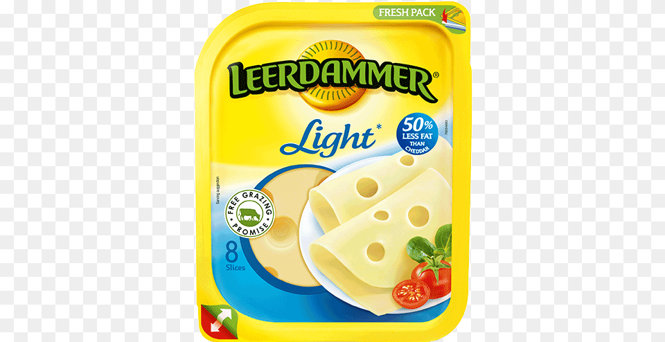 Light Reduced Fat Cheese Slices Leerdammer Cheese, Food, Lunch, Meal, Blade Png