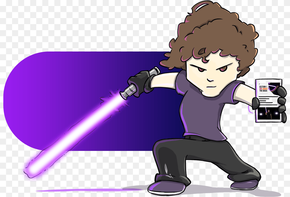 Light Saber Duel By Ludosport Master Form 1 Early Booking Fictional Character, Baby, Lighting, Person, Purple Free Png