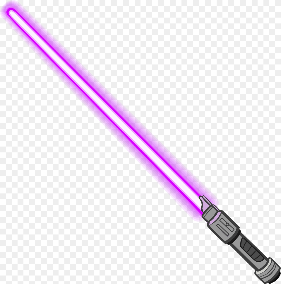 Light Saber Purple Light Saber, Sword, Weapon, Baton, Stick Png