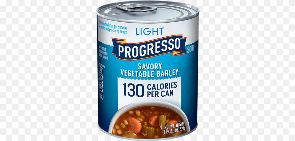 Light Savory Vegetable Barley Canned Soup Progresso Sayur Asem, Aluminium, Tin, Can, Canned Goods Free Png Download