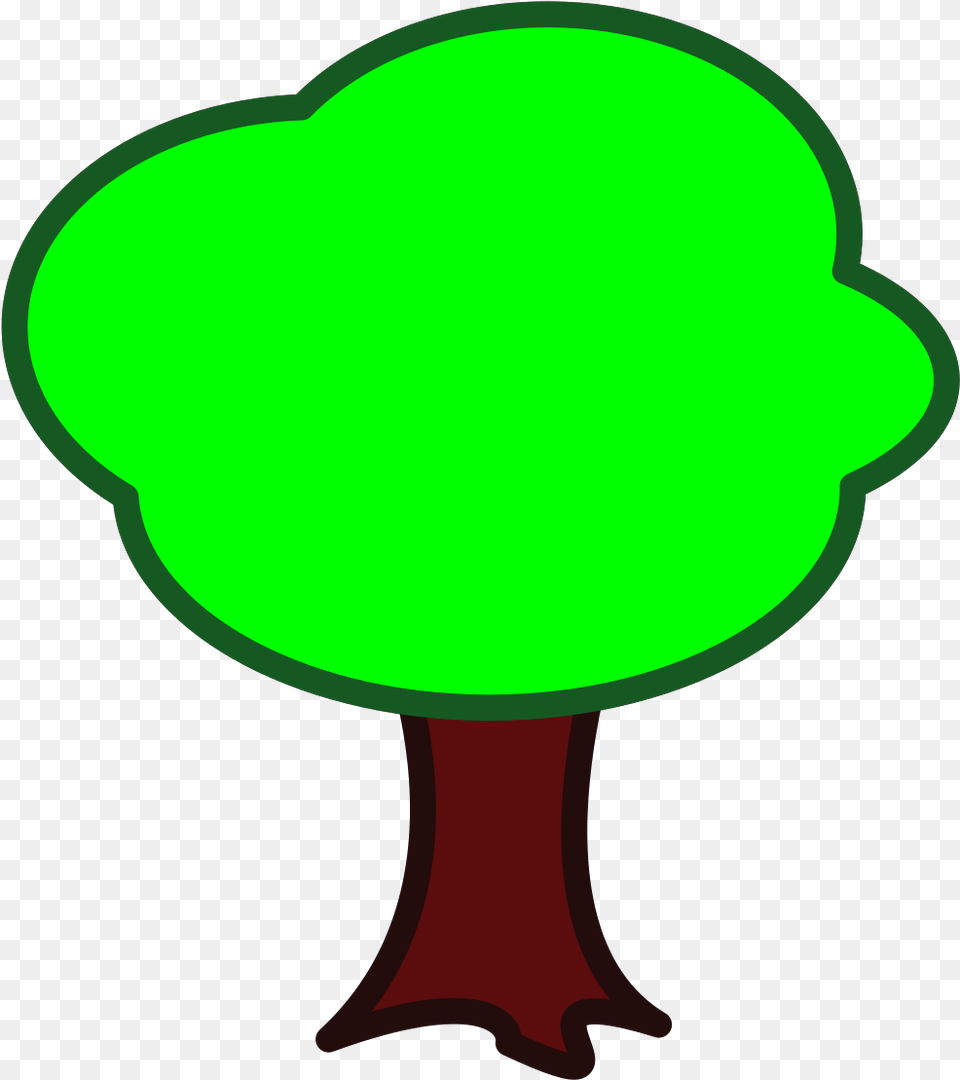Light Simple Tree Clip Art Vector Clip Art Simple Tree Clipart Transparent Background, Green, Astronomy, Moon, Nature Png