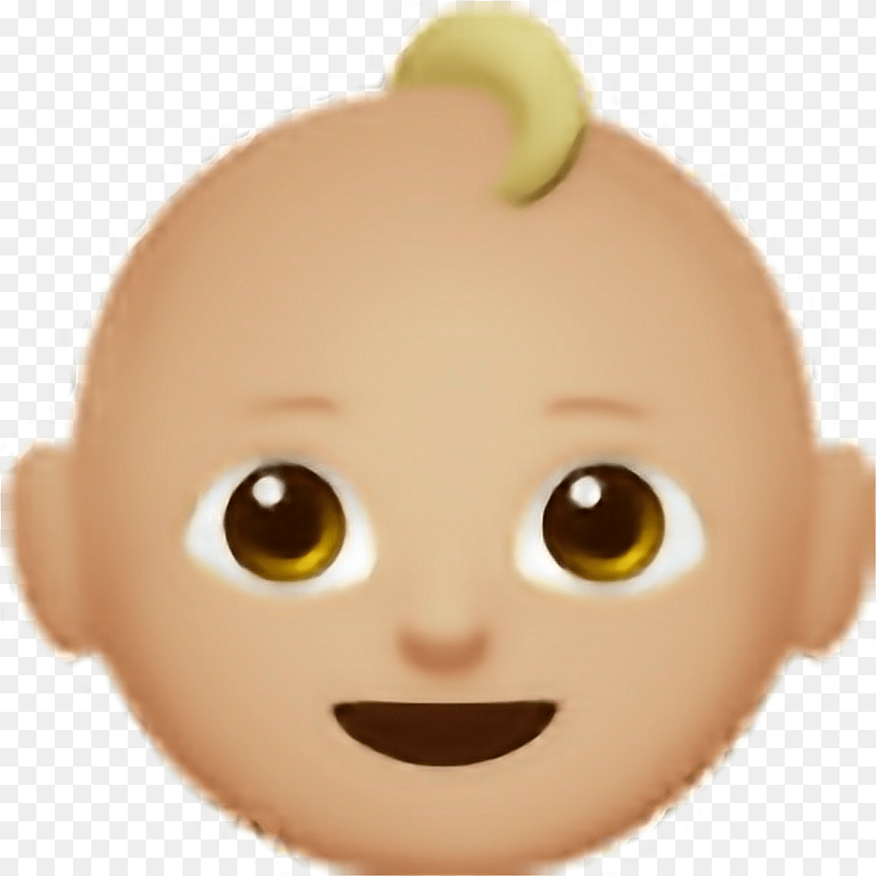 Light Skin Baby Emoji Tunkie Iphone Baby Emoji, Doll, Toy, Person Png Image