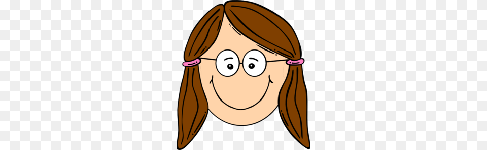 Light Skin Smiling Lady With Glasses Clip Art Cclip Art, Adult, Female, Person, Woman Png