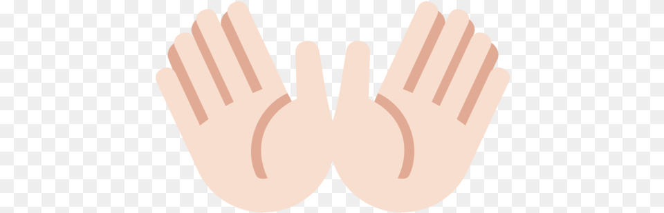 Light Skin Tone Emoji Open Hands, Body Part, Cutlery, Hand, Person Png