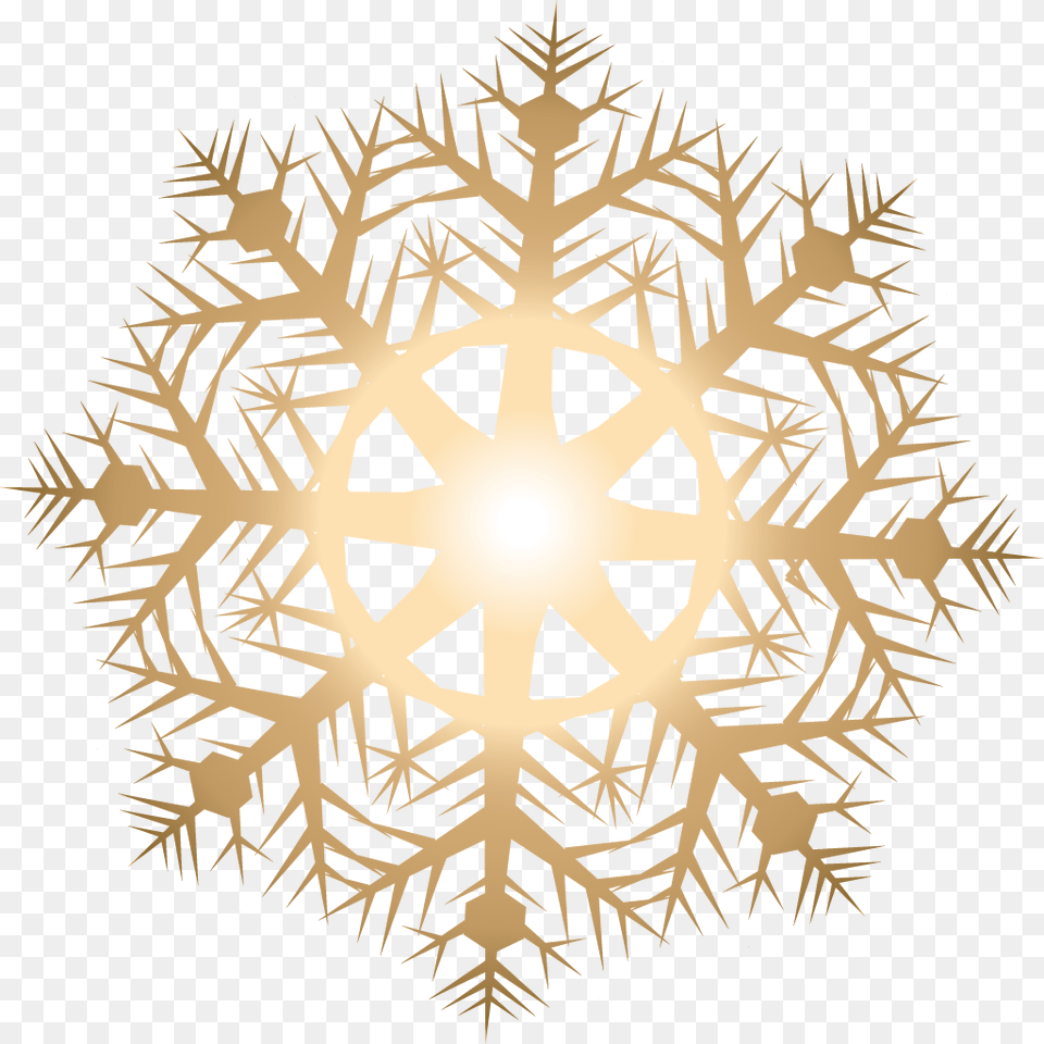 Light Snowflake Vector Gold Snowflake, Nature, Outdoors, Pattern, Snow Png