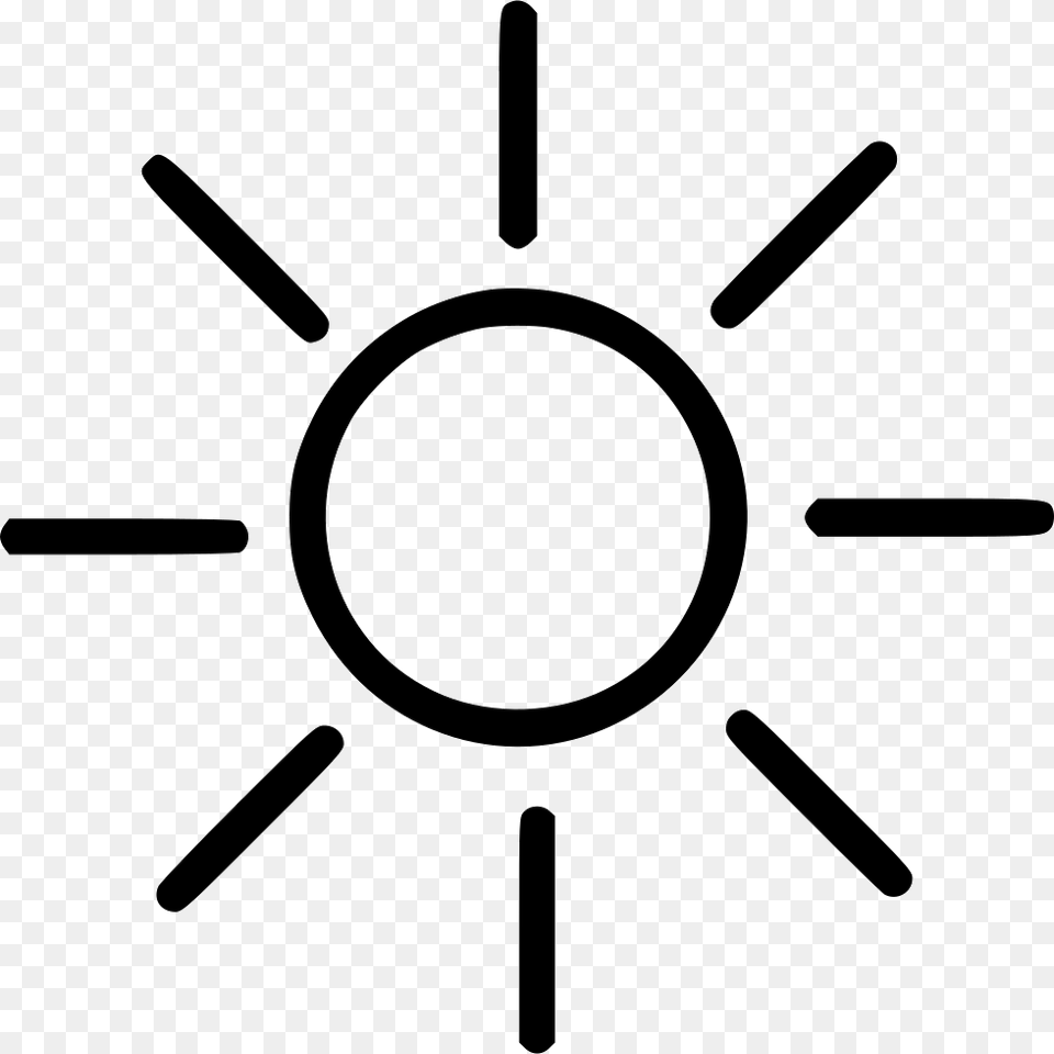 Light Sun Shine Brightness Settings Comments Brightness Icon, Appliance, Ceiling Fan, Device, Electrical Device Png Image