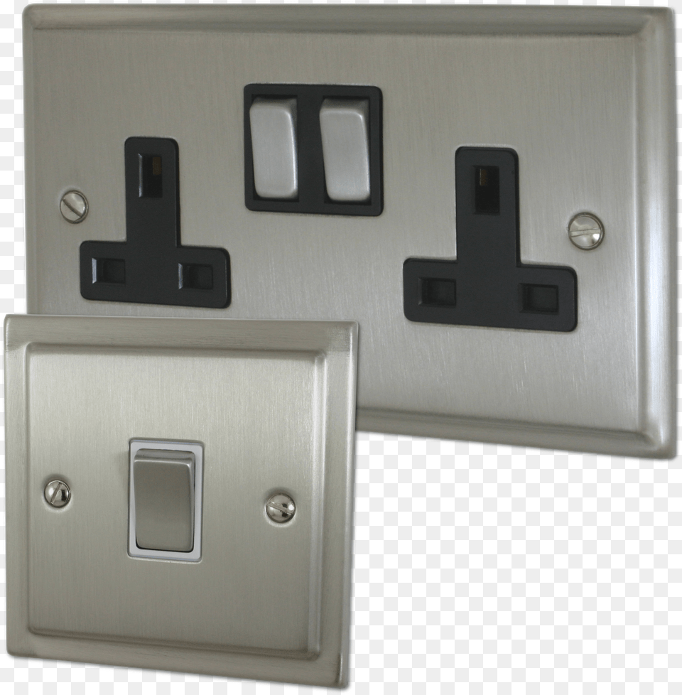 Light Switch Brushed Nickel Light Switches Free Transparent Png