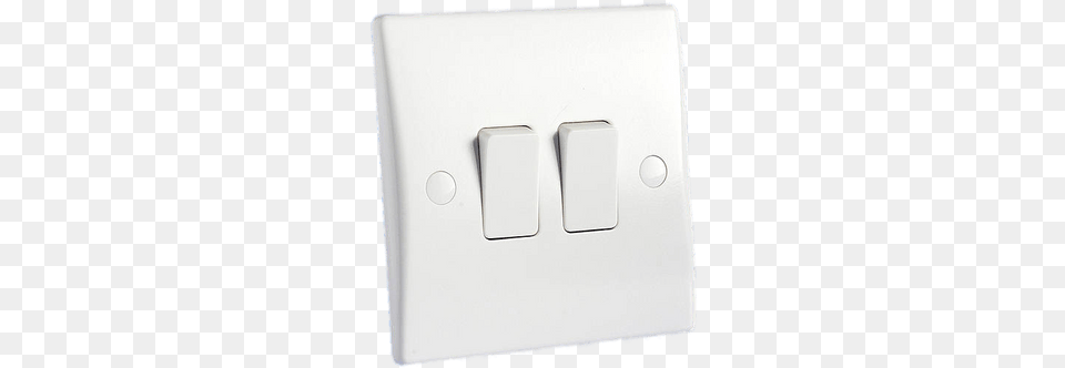 Light Switch Double Television, Electrical Device, White Board Free Png Download