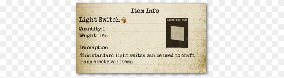 Light Switch Official Survive The Nights Wiki Too Short To Wake Up, Page, Text, Paper Png Image
