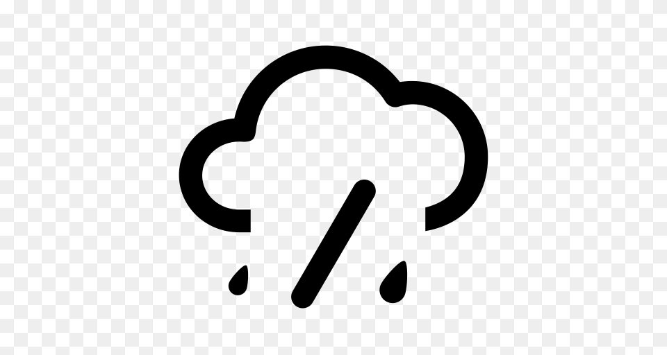 Light To Moderate Rain Rain Rain Cloud Icon With And Vector, Gray Free Png