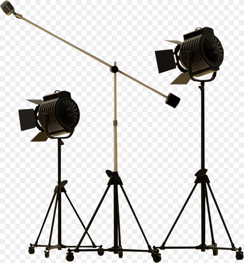 Light Tripod Camera Clip Art, Electrical Device, Lighting, Microphone Png Image