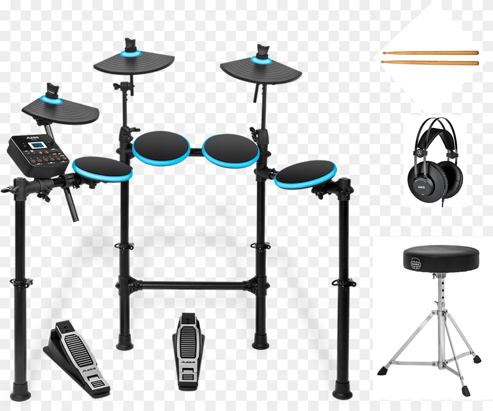 Light Up Electronic Drums, Tripod, Electronics, Headphones, Drum Png Image