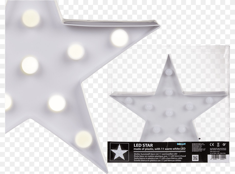 Light Up Led Star With 11 Led S Fighter Aircraft, Star Symbol, Symbol, Lighting Free Png