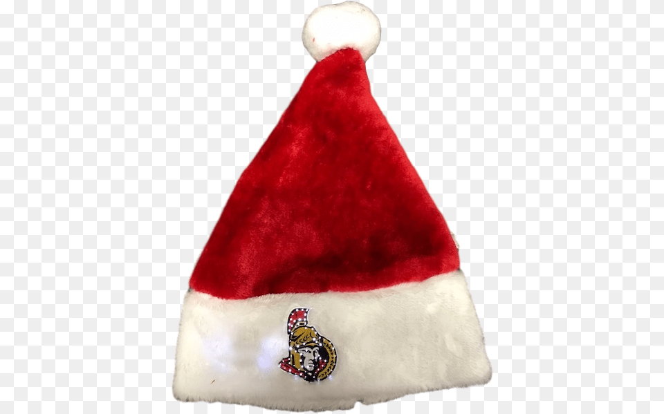 Light Up Santa Hat Santa Claus, Clothing, Plush, Toy Free Transparent Png