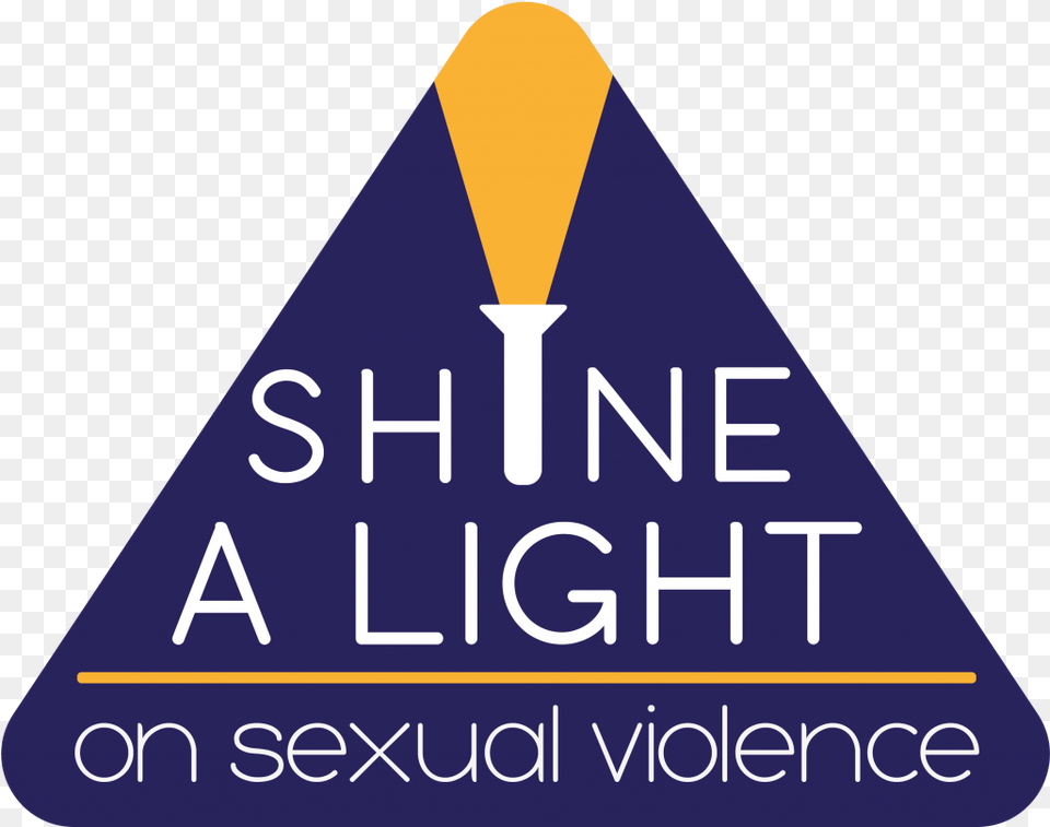 Light Up The Night March Shine The Light Sexual Assault, Triangle, Lighting Free Png Download