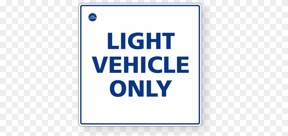 Light Vehicles Only Sign, Symbol, Text Free Png Download