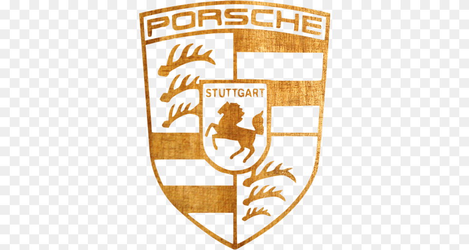 Light Wood Porsche Icon, Logo, Emblem, Symbol, Face Free Png