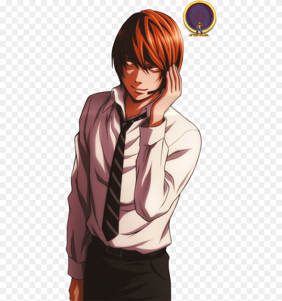 Light Yagami Death Note, Accessories, Publication, Person, Man Free Png
