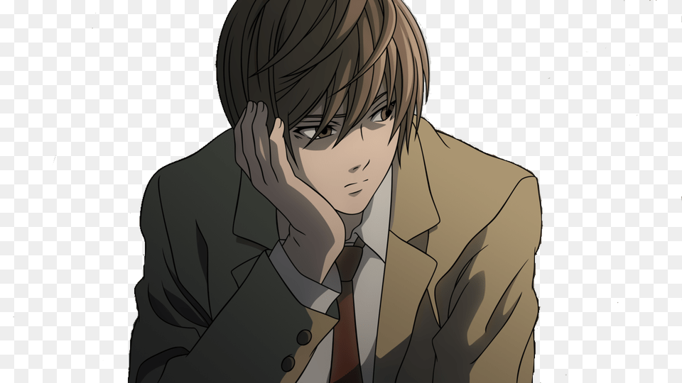 Light Yagami Image Stock Light Yagami High School, Publication, Book, Comics, Person Free Png