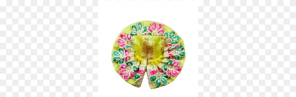 Light Yellow Colour Ladoo Gopal Poshak Dress Thakorji Gopal, Clothing, Hat, Pattern, Embroidery Free Transparent Png
