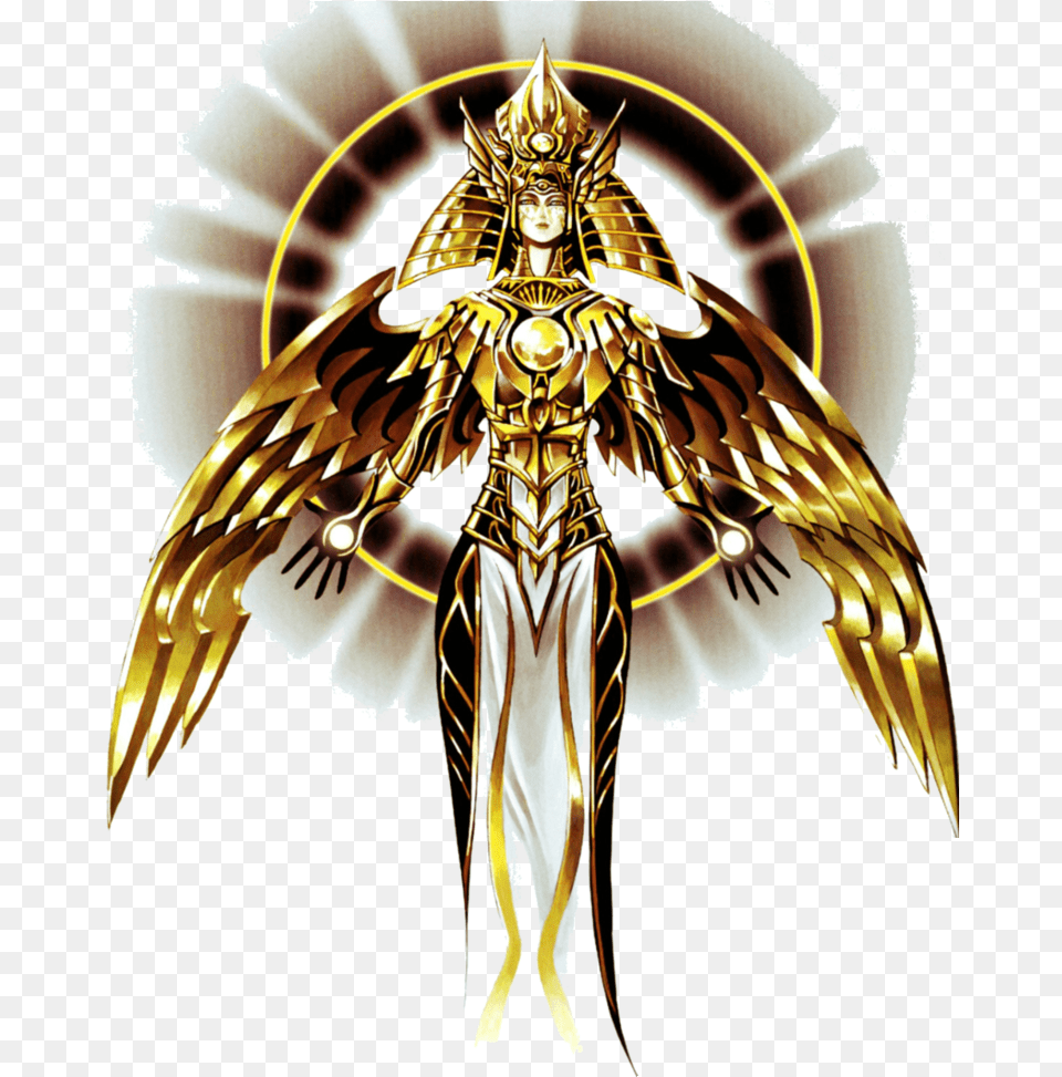 Light Yu Gi Oh Yugioh The Creator God Of Light Horakhty, Person, Face, Head, Angel Png