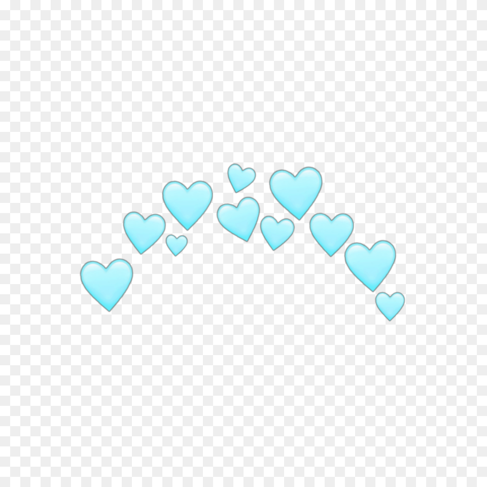 Lightblue Blue Heart Hearts Blueheart Heart On Head Filter, Symbol Png