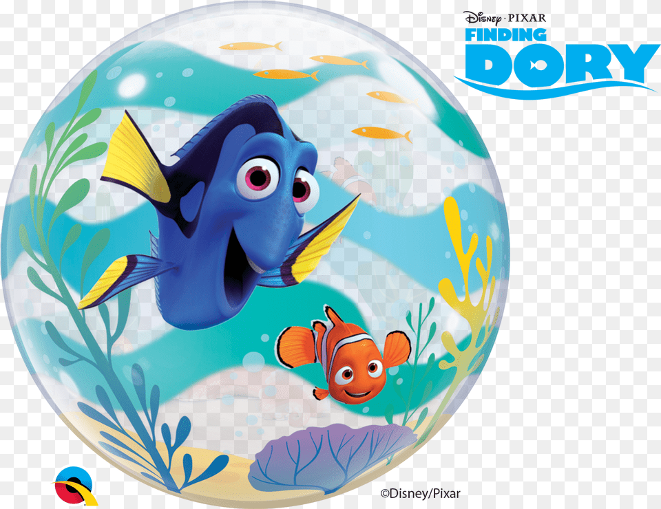 Lightbox Finding Dory Bubble Balloon, Animal, Dinosaur, Reptile, Sea Life Png Image