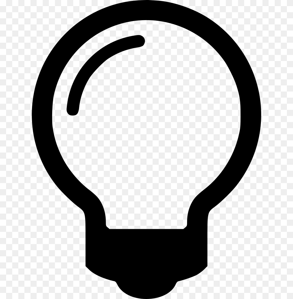 Lightbulb, Light, Stencil, Clothing, Hardhat Free Png