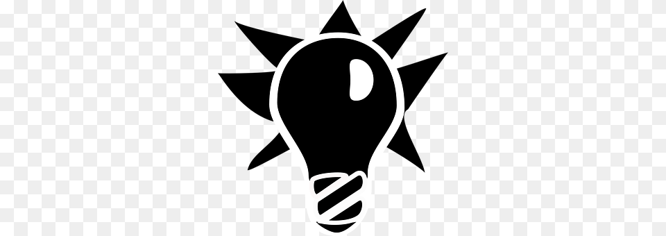 Lightbulb Light, Electronics, Headphones, Stencil Png