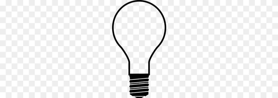 Lightbulb Gray Free Transparent Png