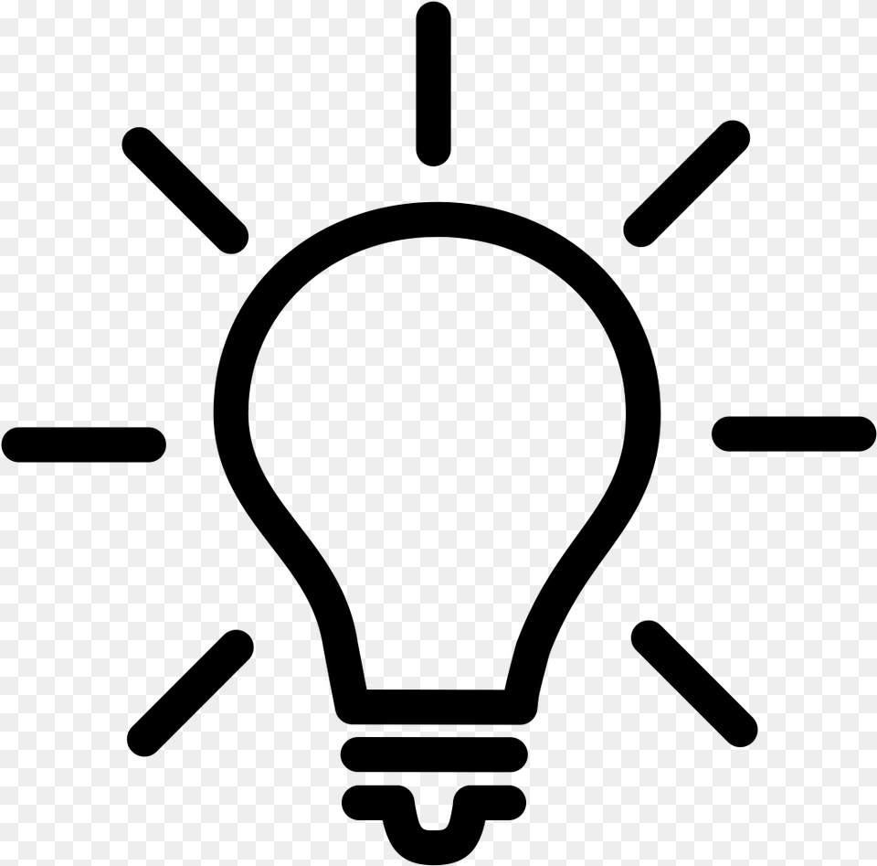 Lightbulb Clipart Eureka Moment Hypothesis Clipart, Gray Free Png Download