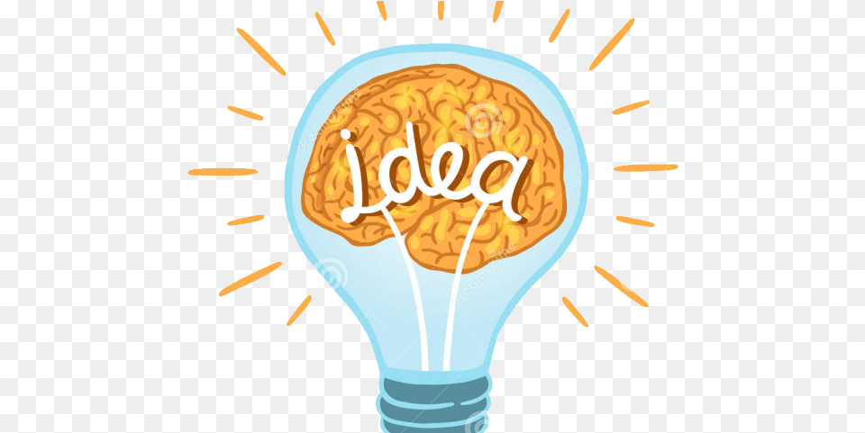 Lightbulb Clipart Human Brain Brain Light Bulb Free Transparent Png