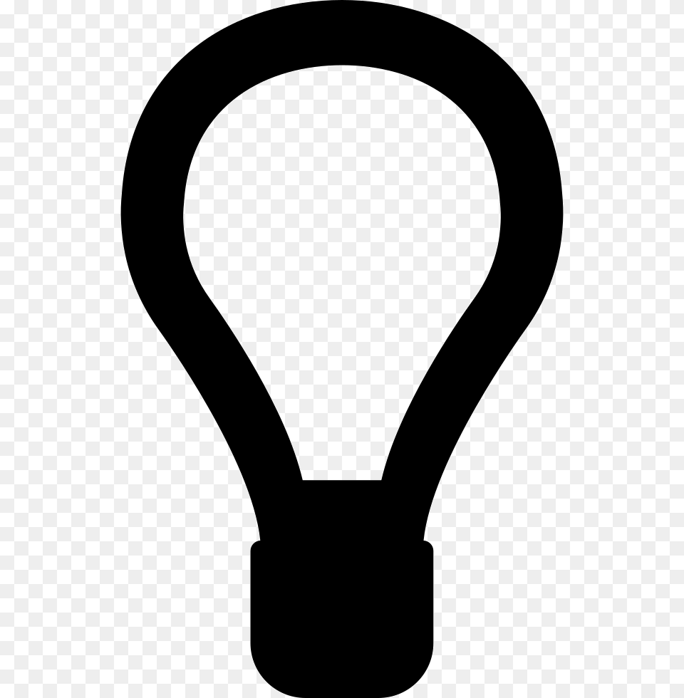 Lightbulb Creativity Interface Sign Outline, Light, Clothing, Hardhat, Helmet Png Image