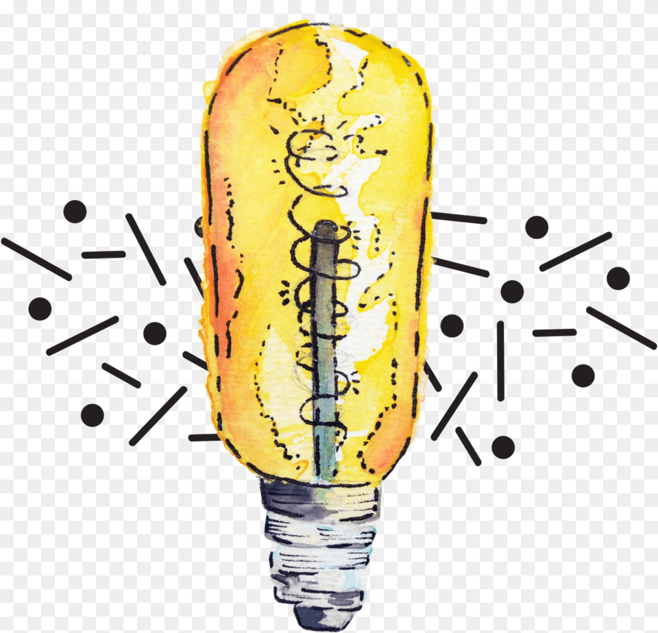 Lightbulb Illustration, Light Free Png Download
