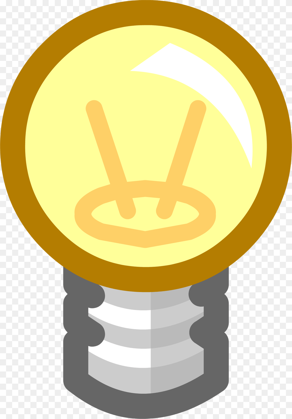 Lightbulb Emoticon Club Penguin Lightbulb, Light, Lighting Png Image